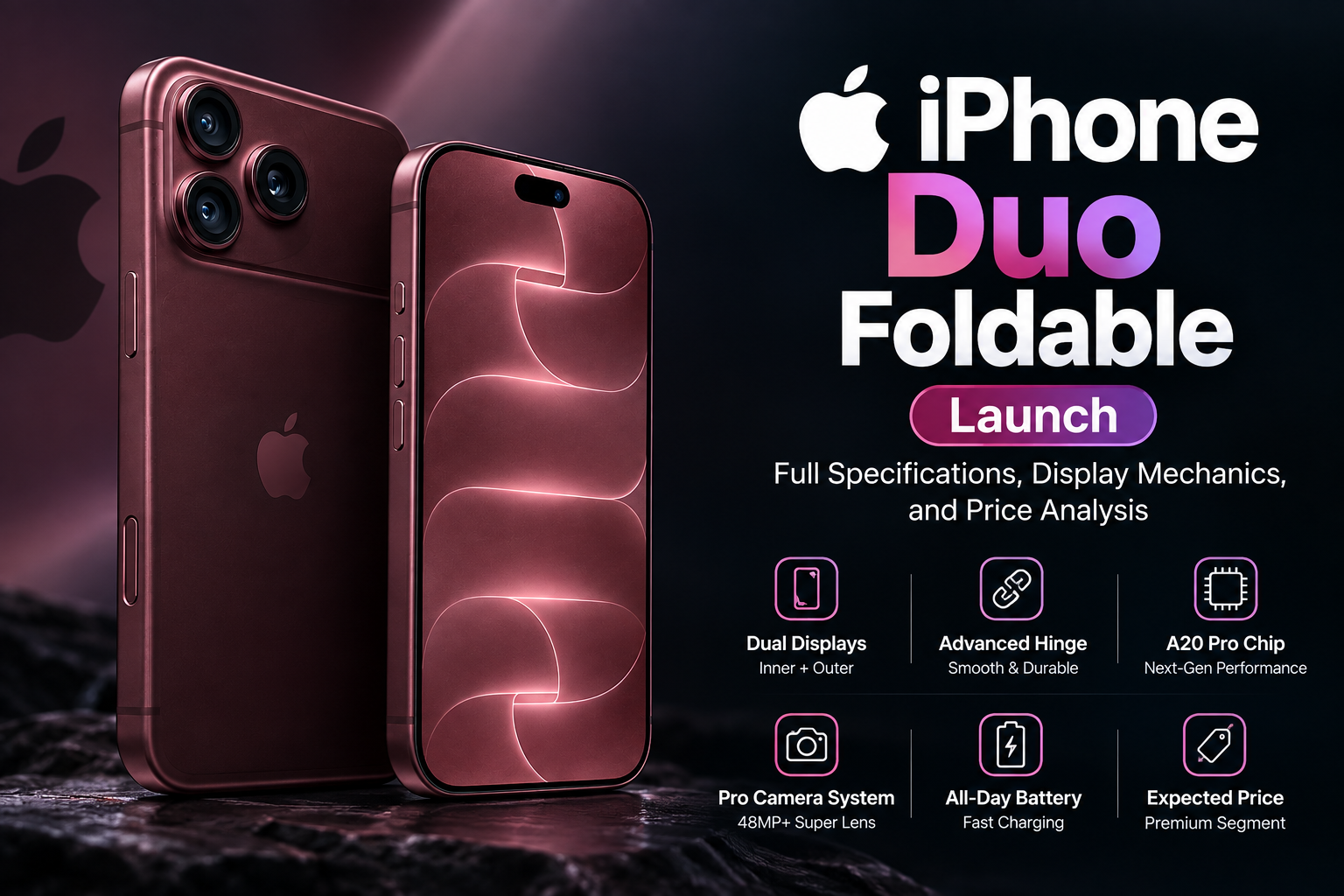 iPhone Duo Foldable Launch: Full Specifications, Display Mechanics, and Price Analysis