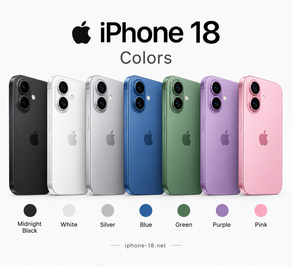 iphone 18 Colors